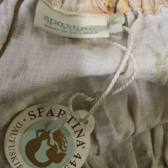 Spartina 449 Audrey Romper Linen floral - Picture 9 of 10